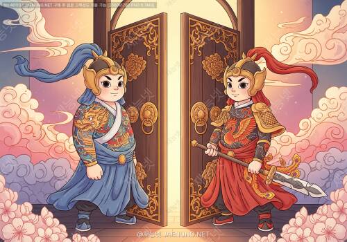 문신의 문지기: 대문을 지키는 수호신들과 그 신화적 기원