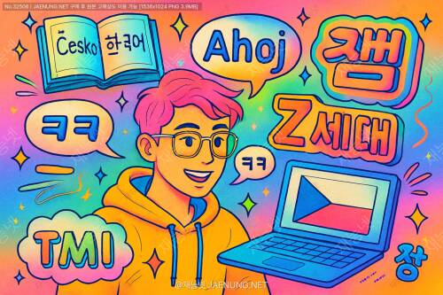 Ahoj! 교과서엔 없는 진짜 한국어: Z세대 인터넷 용어 대탐험