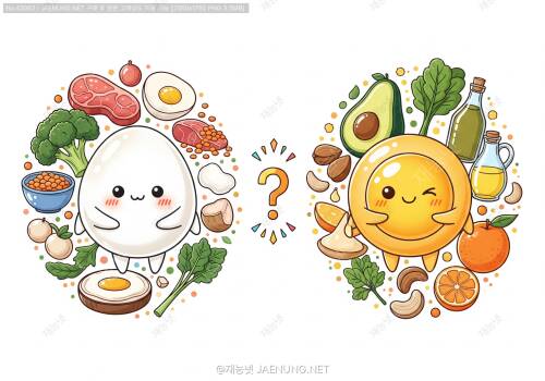 🍳 계란 흰자 VS 노른자: 어떤 부분이 더 영양가 있을까? 완벽 비교 가이드