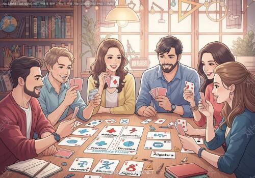 🎮 기초수학 용어 카드 게임: 친구들과 함께 복습하기 🃏