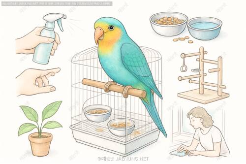 🦜 청둥잉꼬 사육법과 환경 조성 완벽 가이드 🏡