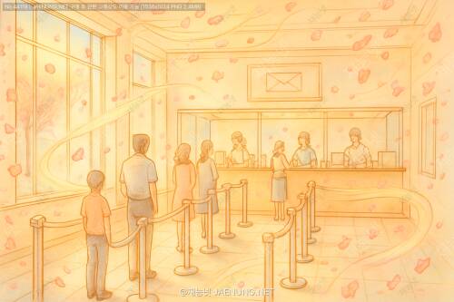 🏢 우체국 창구의 대기라인 설계: 공간이 만드는 경험의 마법 ✨