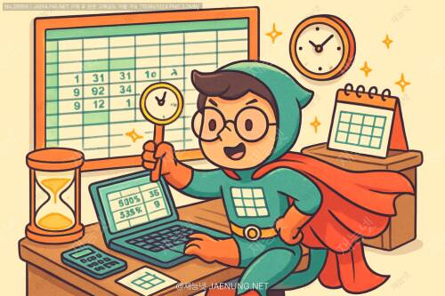 날짜 및 시간 함수 완전정복: DATEDIF부터 NETWORKDAYS까지 엑셀 시간 마법사 되기 🧙‍♂️
