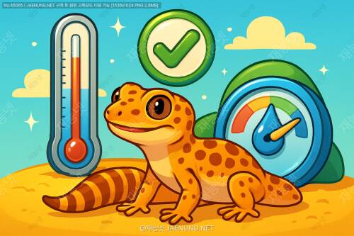 🦎 레오파드 게코 온도와 습도, 적정 범위는? - 건강한 도마뱀 친구를 위한 완벽 가이드
