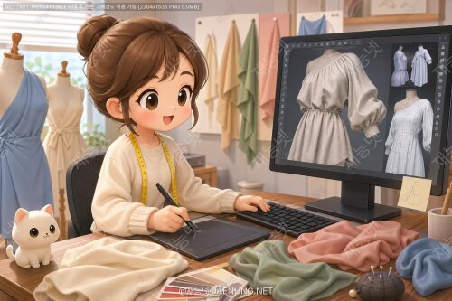 옷감 시뮬레이션의 비밀, 사실적인 의상 표현 👗