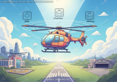 🚁 헬기 파일럿의 길 — 민간·군·EMS 진로별 완전 정복 가이드