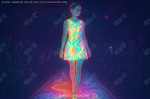 패션쇼 런웨이, 빛으로 옷을 입다: 프로젝션 매핑 애니메이션의 모든 것 ✨