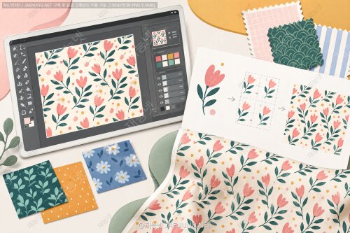 패턴 디자인: 반복 패턴 만들기와 적용 🎨✨