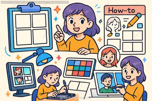 🎨 웹툰 템플릿 제작 가이드 📱