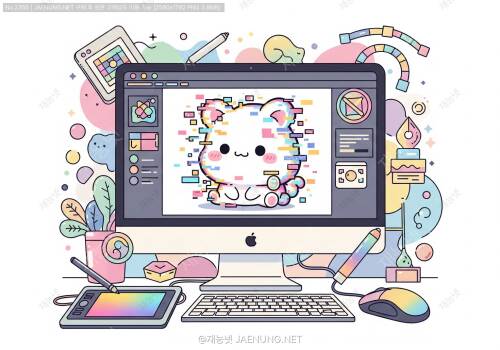 포토샵으로 구현하는 글리치 아트: 디지털 시대의 새로운 예술 형태 🎨✨
