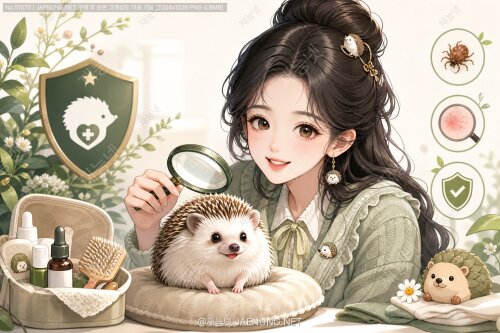 🦔 고슴도치 피부병과 진드기 완전 정복 — 우리 가시 친구를 지켜라!