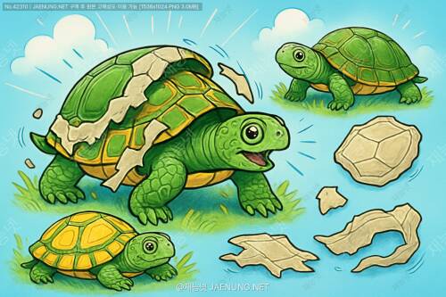 🐢 거북이 탈피 과정과 주기 완전 정복!