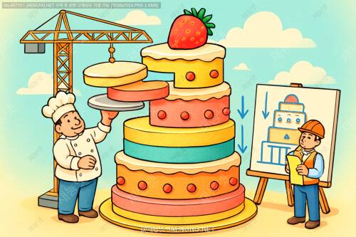 🎂 100층 케이크의 비밀! 무너지지 않는 초고층 케이크의 구조역학 🏗️