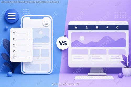 웹디자인에서의 햄버거 메뉴 vs 전통적 메뉴 비교 🍔🆚📋
