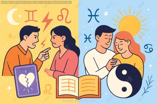 💫 궁합이 좋은데 왜 맨날 싸울까 vs 궁합이 나쁜데 왜 잘 살까 — 사주 궁합의 진짜 비밀