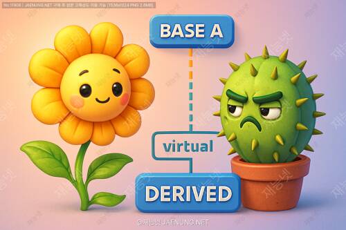 C++에서의 다중 상속과 가상 상속: 객체지향의 꽃🌸과 가시🌵