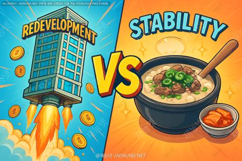 재개발 로켓 vs 안정성 국밥: 당신의 부동산 투자 MBTI는?