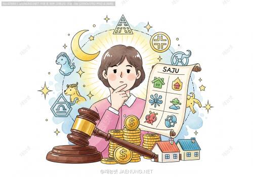 🏠 경매 투자에 관심 있는 사람이 사주에서 반드시 확인해야 할 재물 구조와 부동산 운의 핵심 비밀