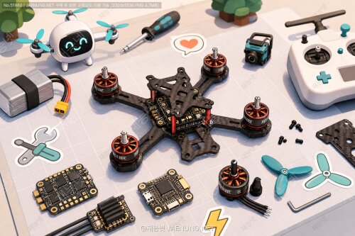🛸 FPV 드론 자작 문화 — 프레임·FC·모터·ESC, 내 손으로 날리는 자작 철학