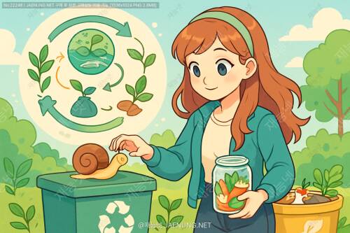 🌿 생물 영감 순환: 자연에서 배우는 제로 웨이스트의 비밀 🌱