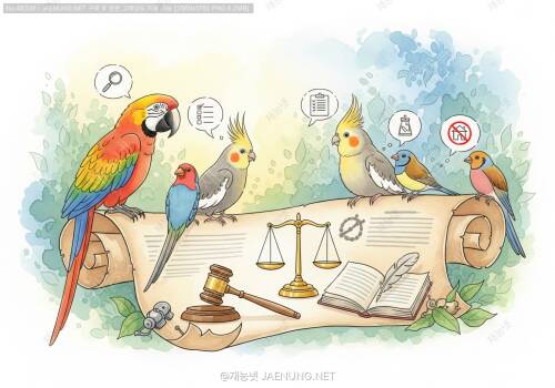 🦜 조류 법적 사육 규제와 신고 의무
