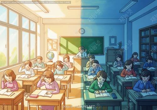 🏫 교실 내 빛 반사율에 따른 시각 피로 변화