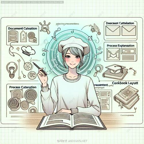 요리책 레이아웃을 활용한 프로세스 설명 프레젠테이션 🍳📊