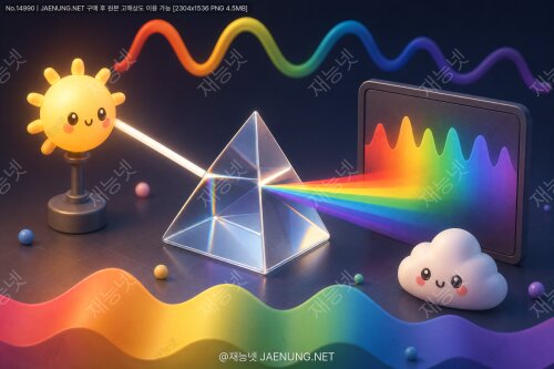 🌈 스펙트럼 렌더링, 빛의 파장까지 시뮬레이션?! 🎨