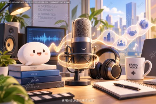 🎧 나레이션 기업 홍보와 '브랜드 음성(Brand Voice)' 완전 해부 — 귀로 기억되는 회사의 목소리 만들기
