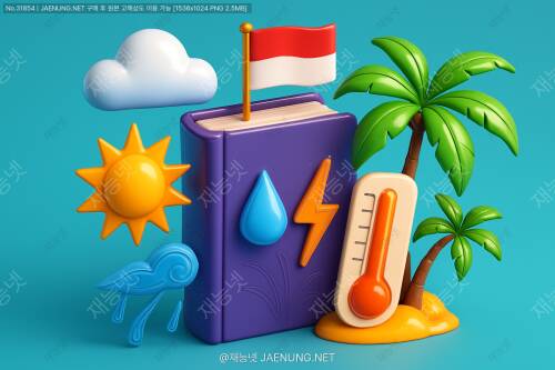 🌴 날씨와 열대 기후 표현: 인도네시아어로 배우는 기후 이야기 🌦️