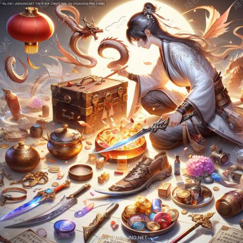 중국의 인기 모바일 게임 속 아이템과 스킨의 창의적 이름 🎮🇨🇳