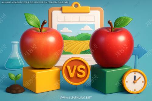 🍎 부사 vs 홍로 - 사과 조기출하 전략 🍏
