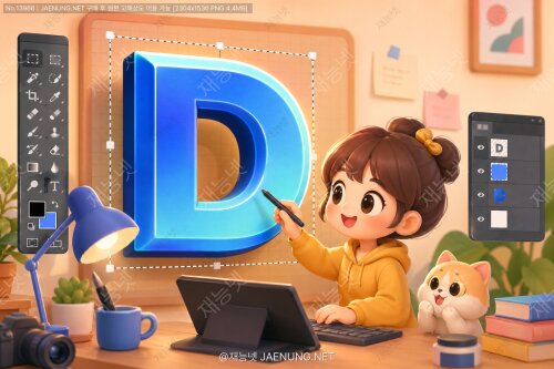 Photoshop을 이용한 3D 텍스트 효과 만들기 🎨✨