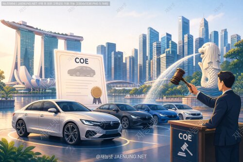 싱가포르 COE(Certificate of Entitlement)자동차 소유권이 경매로 결정되는 도시의 비밀