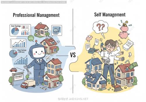 🏠 주택 임대관리 위탁 vs 직접관리: 비용과 효율성 완벽 비교 분석 가이드