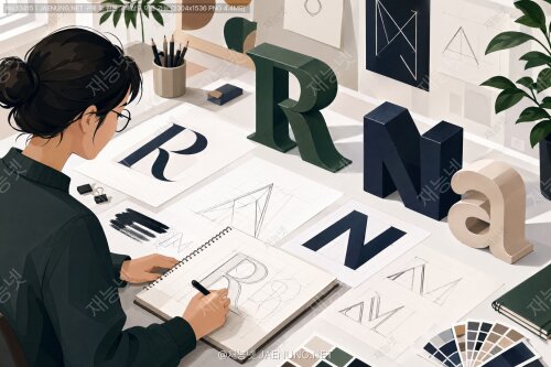 심볼 없는 로고 디자인: 타이포그래피 중심 접근법 🎨✍️
