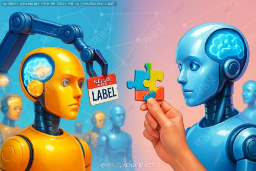 강압적 학습 vs 자기지도 학습: AI 조련의 두 얼굴, 라벨링 전략의 모든 것