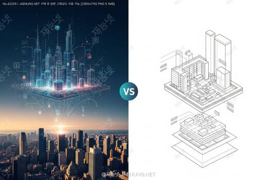 🏙️ 디지털트윈 vs BIM — 도시 데이터 정밀도 비교