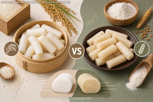 쌀떡과 밀떡은 무엇이 다를까: 떡볶이 떡에 숨은 식품가공학 이야기