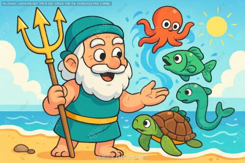 프로테우스의 변신: 바다 노인이 보여주는 형태 변환의 마법