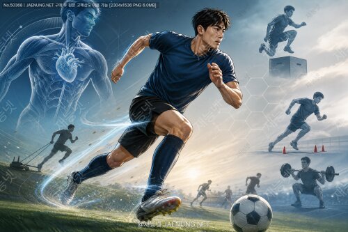 ⚽ 90분을 끝까지 뛰는 축구 선수의 몸을 만드는 체력 훈련법과 과학적 원리