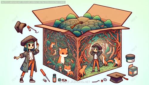 🌳 숲속 생태계를 담은 듯한 바이오미미크리 패키지 🍃