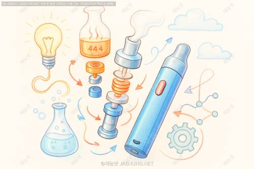 전자담배, 그 속의 작은 공학 이야기 🔬액상 기화 시스템 완전 정복!