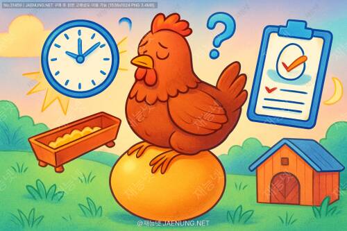 우리 닭, 언제 쉬게 해줘야 할까? 🐔 산란계 환우 시기 결정의 모든 것