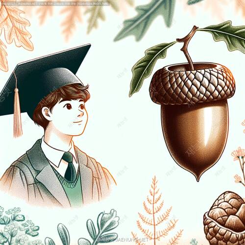 🌰 도토리는 왜 너트 모양으로 진화했을까? 🤔