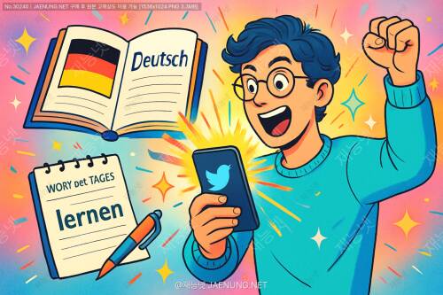 독일어, 50일 트위터 챌린지로 찢었다! 🇩🇪 폼 미친 학습법 대공개