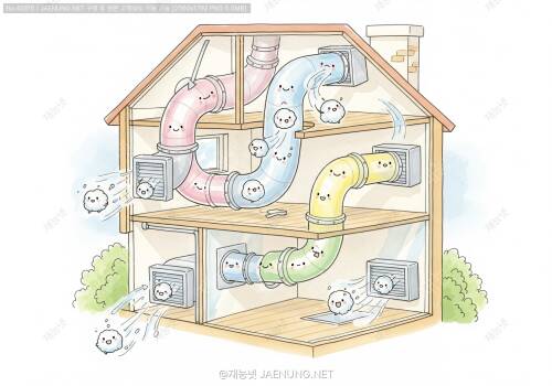 🏠 공기순환 덕트 구조 이해하기
