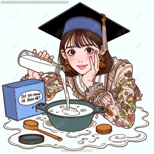 🥛 우유로 기름 얼룩을 제거할 수 있다고? 대박 신기한 생활 꿀팁! 😲