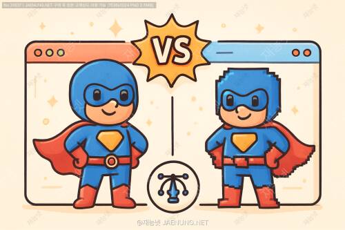 벡터 아이콘 vs 비트맵 아이콘: 당신의 웹을 빛낼 최적의 리소스 선택 가이드