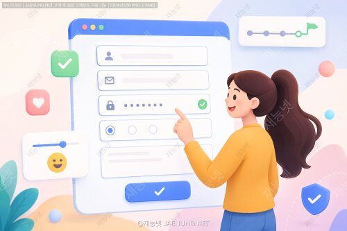 웹 폼 디자인: 사용자 입력을 쉽고 즐겁게 만들기 🎨✨